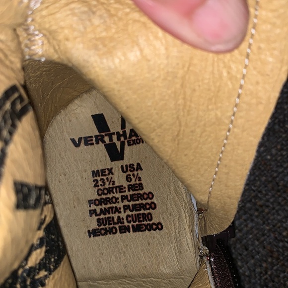 Authentic Verthali Exotic Boots - Picture 6 of 10